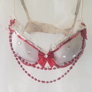 Burlesque costume bra